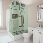 Antiek windenergie The Tuckwood Whitewater Wis 188 Douchegordijn (In situ)