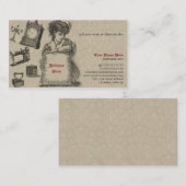 Antiek winkel / Antiek dealer /  kunst Visitekaartje (Voorkant / Achterkant)