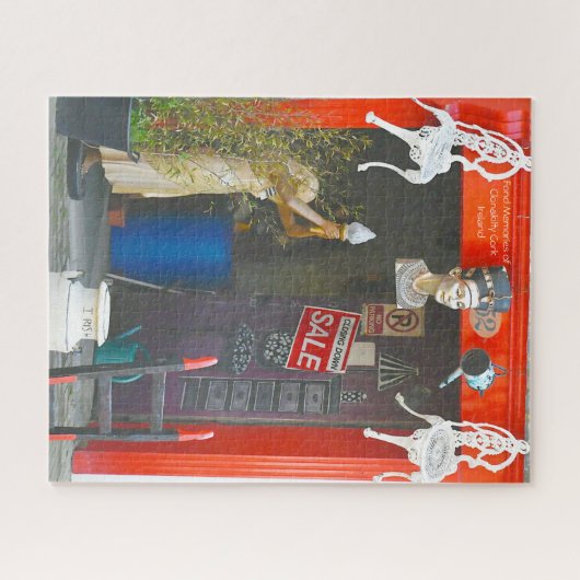 Antiek winkel Clonakilty Cork Ierland Jigzaag Puzz Legpuzzel (Horizontaal)