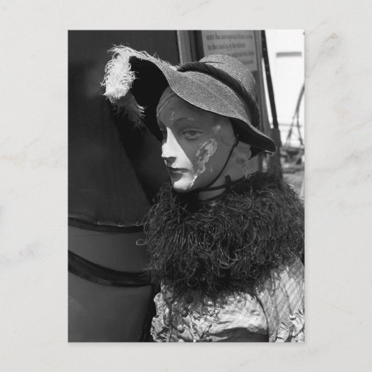 Antiek winkel Mannequin, 1941 Briefkaart (Voorkant)