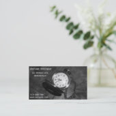 Antiek  winkel of handelaar visitekaartje (Staand voorkant)