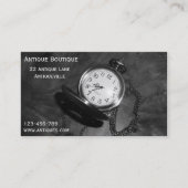 Antiek  winkel of handelaar visitekaartje (Voorkant)