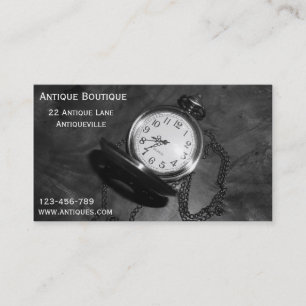 Antiek  winkel of handelaar visitekaartje