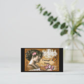 Antiek winkel Visitekaartje (Staand voorkant)