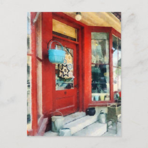 Antiek winkel Waterbury VT Briefkaart