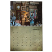 Antiek winkelmarkten en  vinnen  kalender (Jan 2027)