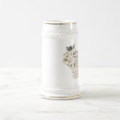 Antiek Wisconsin  Afbeelding Map Bierpul (Center)