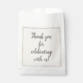 Antiek wit bedankzakje (Voorkant)