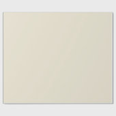 Antiek wit beige vlakte vaste kleur cadeaupapier (Vlak)