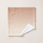 Antiek wit en antiek messing verloopkleuren bad handdoek (Wasdoekje)