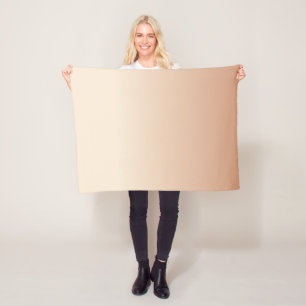 Antiek wit en antiek messing verloopkleuren fleece deken