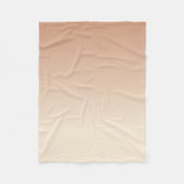 Antiek wit en antiek messing verloopkleuren fleece deken (Voorkant)