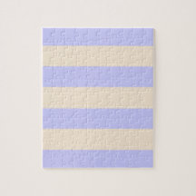 Antiek wit en lavendelblauwe strepen