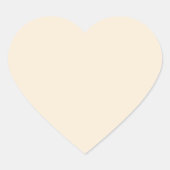 Antiek wit hart sticker (Voorkant)