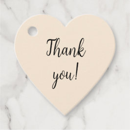 Antiek wit minimalistisch bedankjes labels