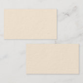 Antiek wit premium Visitekaartje (Voorkant / Achterkant)