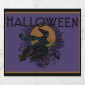 Antiek Witch Bierlabels Bier Etiket (Enkel label)