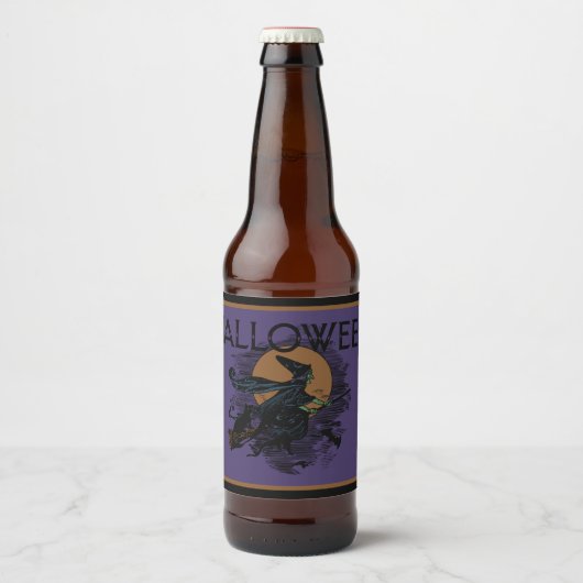 Antiek Witch Bierlabels Bier Etiket (Voorkant)
