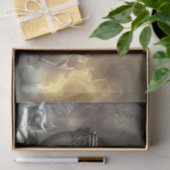 Antiek Witchcraft Cauldron met explosieve brand Tissuepapier (Geschenk)