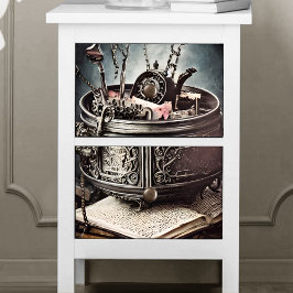 Antiek Witchery met Cauldron en Spell Books Tissuepapier