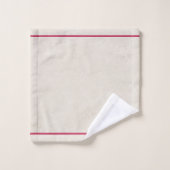  Antiek Witte Achtergrond Roze Poinsettia Bad Handdoek (Wasdoekje)