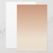 Antiek witte en Antiek verloopkleuren Briefpapier (Voorkant / Achterkant)