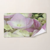 Antiek witte en droge roze hydrangea Petals Bad Handdoek (Handdoek)