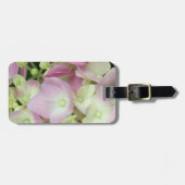 Antiek witte en droge roze hydrangea Petals Bagagelabel (Voorkant horizontaal)