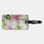 Antiek witte en droge roze hydrangea Petals Bagagelabel (Achterkant horizontaal)