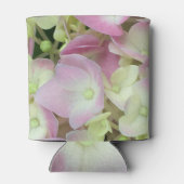 Antiek witte en droge roze hydrangea Petals Blikjeskoeler (Achterkant)