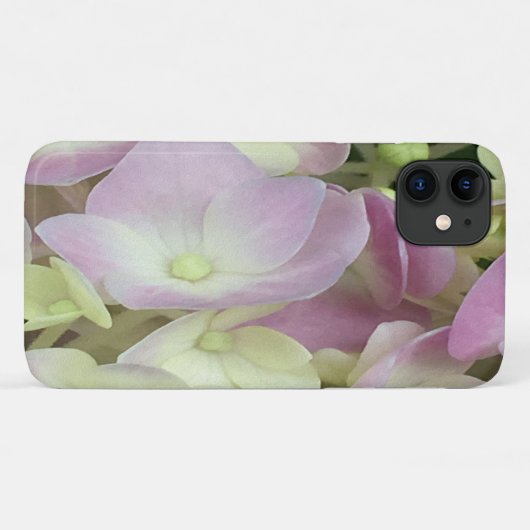 Antiek witte en droge roze hydrangea Petals Case-Mate iPhone Case (Achterkant (horizontaal))