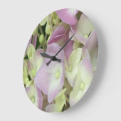 Antiek witte en droge roze hydrangea Petals Grote Klok (Hoek)