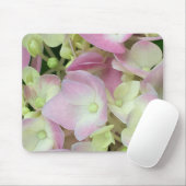 Antiek witte en droge roze hydrangea Petals Muismat (Met muis)