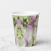 Antiek witte en droge roze hydrangea Petals Papieren Bekers (Achterkant)