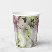 Antiek witte en droge roze hydrangea Petals Papieren Bekers (Rechts)