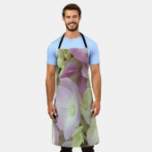 Antiek witte en droge roze hydrangea Petals Schort (Gedragen)