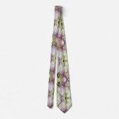 Antiek witte en droge roze hydrangea Petals Stropdas (Achterkant)