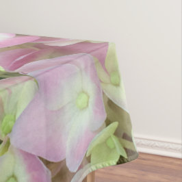 Antiek witte en droge roze hydrangea Petals Tafelkleed