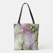Antiek witte en droge roze hydrangea Petals Tote Bag (Achterkant)