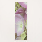 Antiek witte en droge roze hydrangea Petals Yogamat (Voorkant)