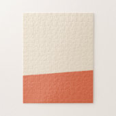 Antiek witte en verbrande Sienna-kleuren Legpuzzel (Verticaal)