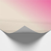 Antiek witte en winterroze gradiëntkleuren cadeaupapier (Hoek)