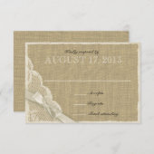 Antiek witte kant land reactie Kaart (Voorkant / Achterkant)