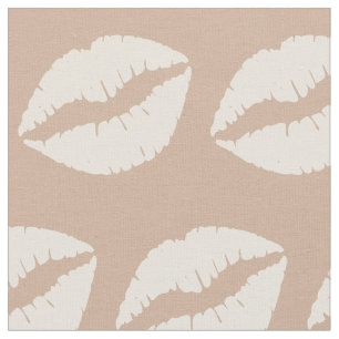 Antiek witte lippen stof