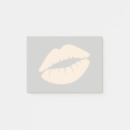 Antiek witte lips post-it® notes