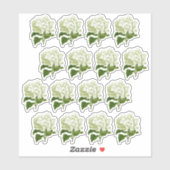 Antiek witte Stickers (Vel)