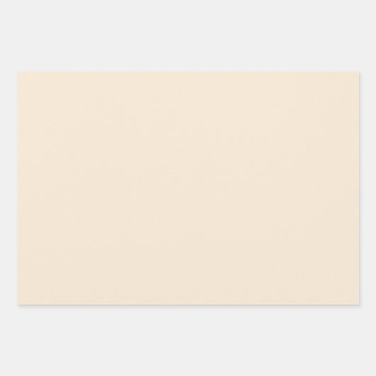 Antiek witte vaste kleur inpakpapier vel (Voorkant 3)