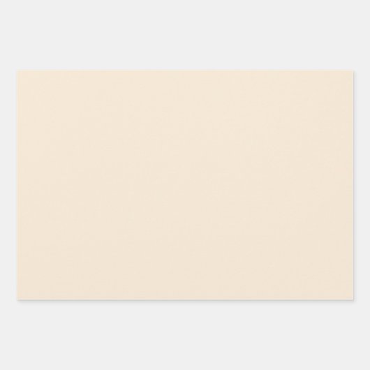 Antiek witte vaste kleur inpakpapier vel (Voorkant)