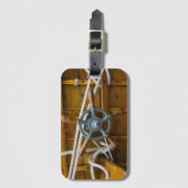 Antiek Wooden Boat Bagagelabel (Voorkant (verticaal))