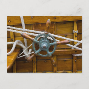 Antiek Wooden Boat Briefkaart